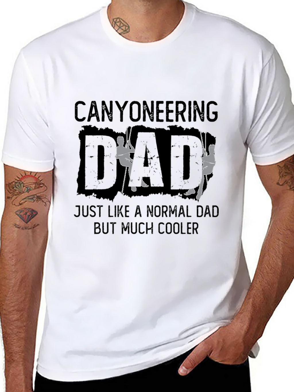 Canyoneering Dad T-Shirt - Cool Adventure Design