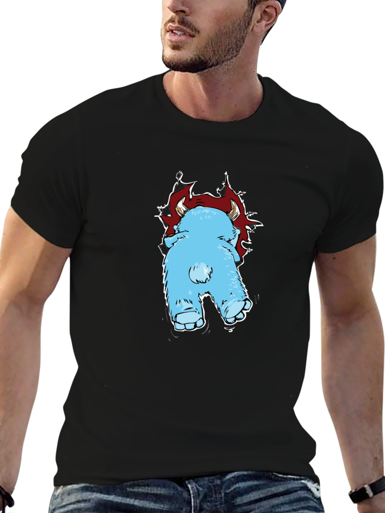 Monster Peek-a-boo Graphic Tee