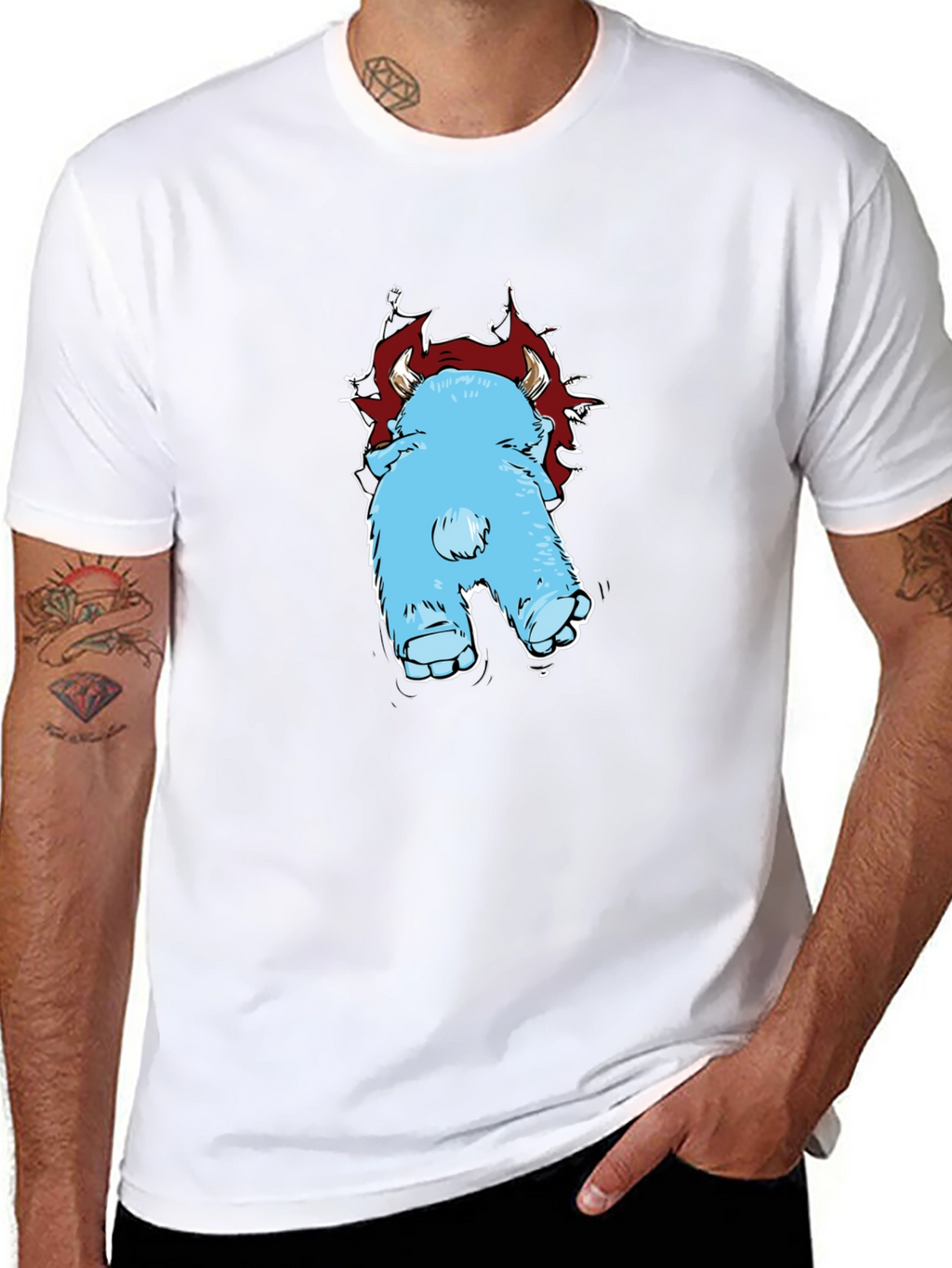 Monster Peek-a-boo Graphic Tee