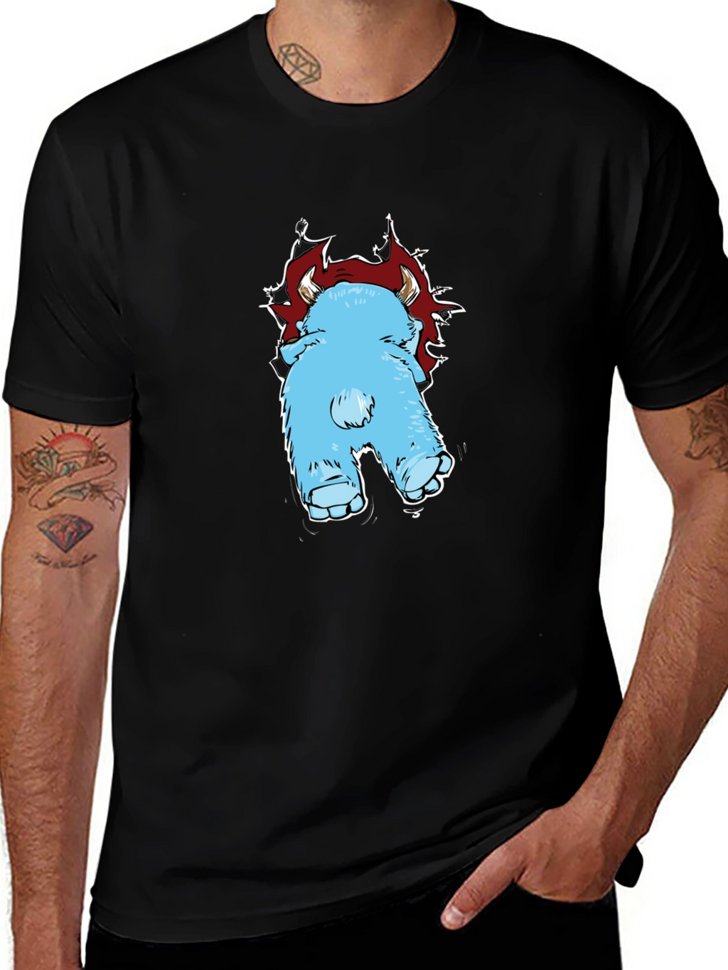Monster Peek-a-boo Graphic Tee