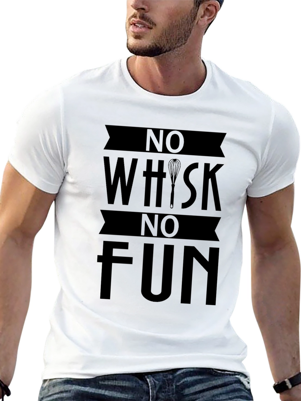 No Whisk No Fun Graphic T-Shirt