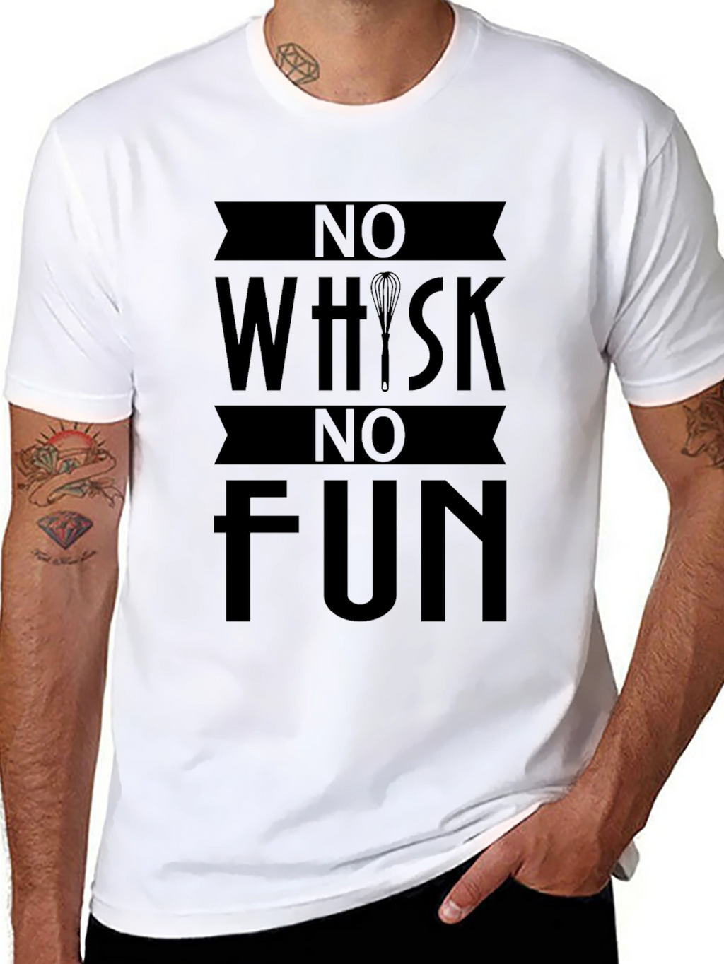 No Whisk No Fun Graphic T-Shirt