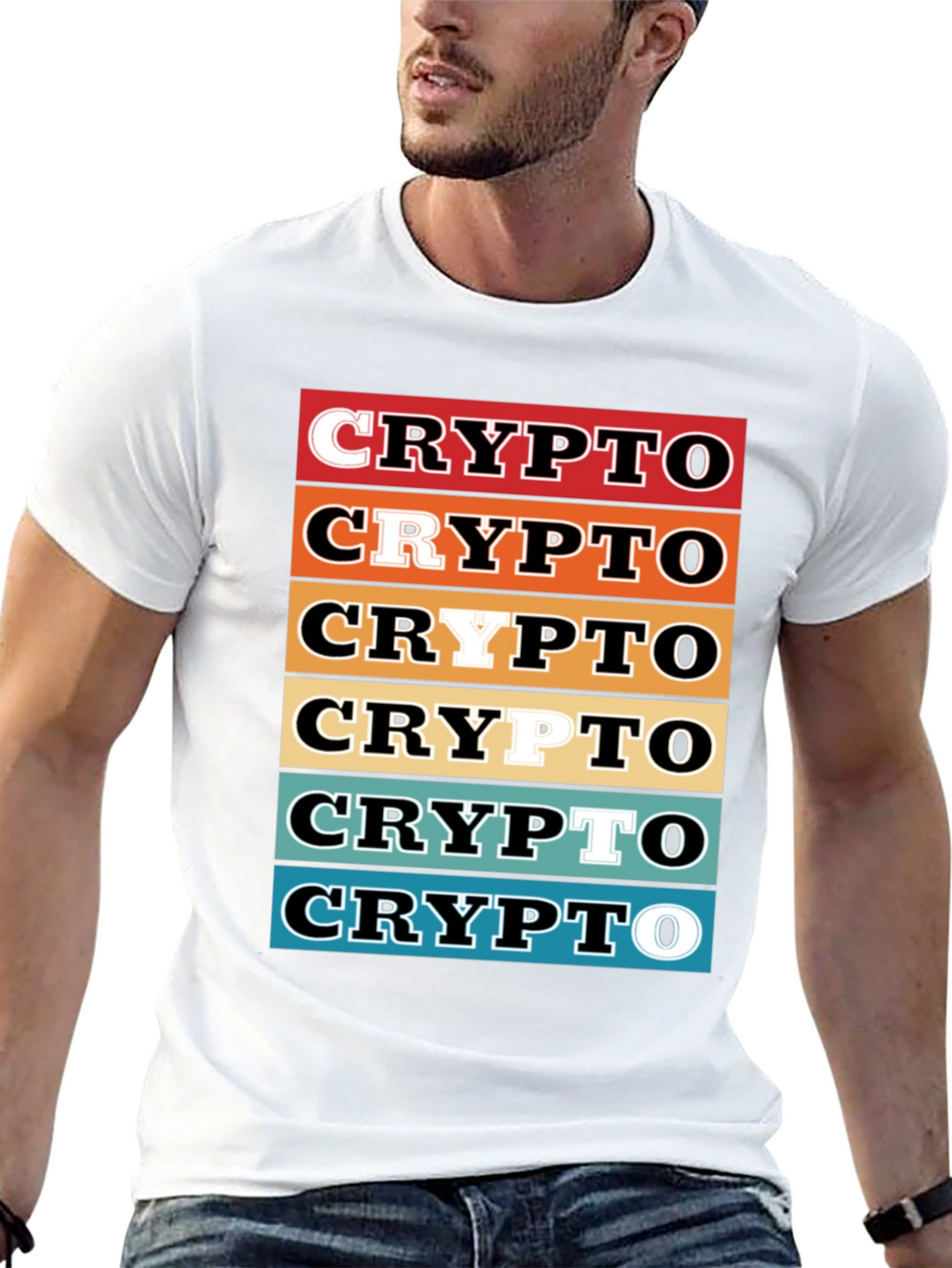 Crypto Graphic T-Shirt