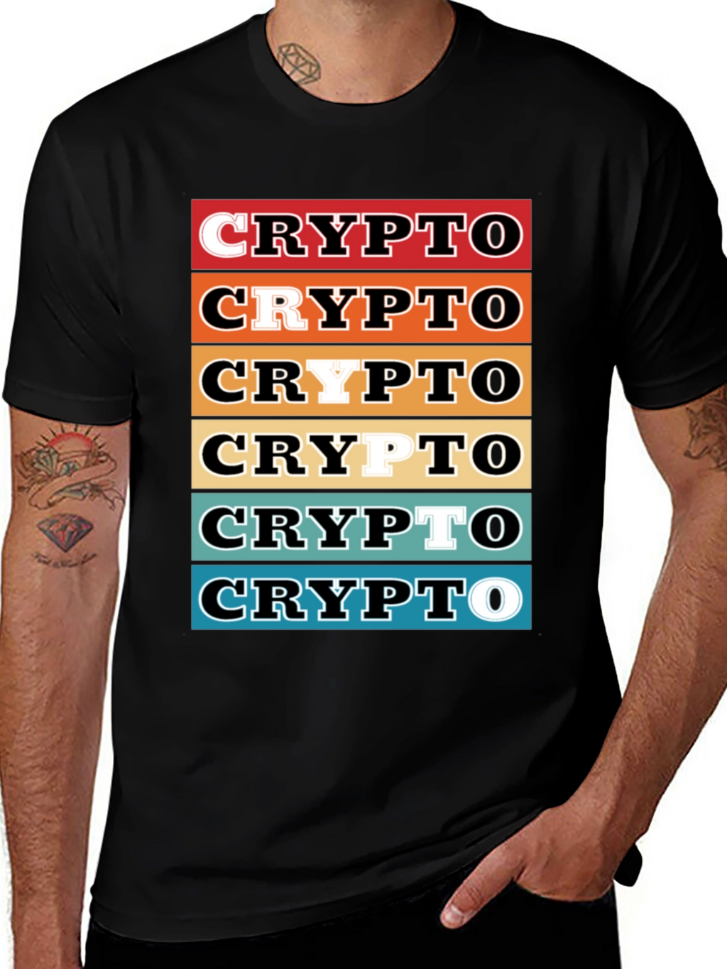 Crypto Graphic T-Shirt