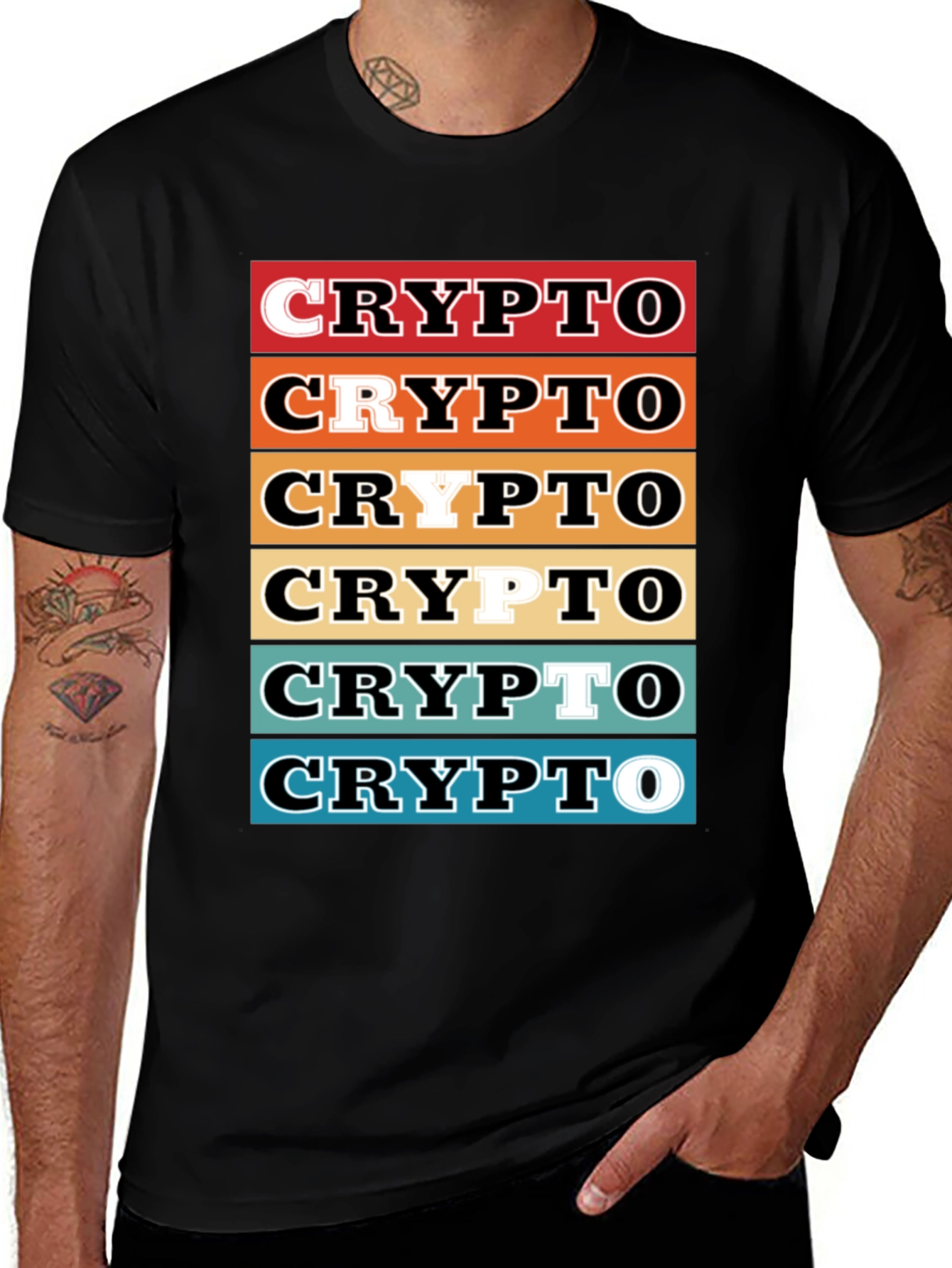Crypto Graphic T-Shirt