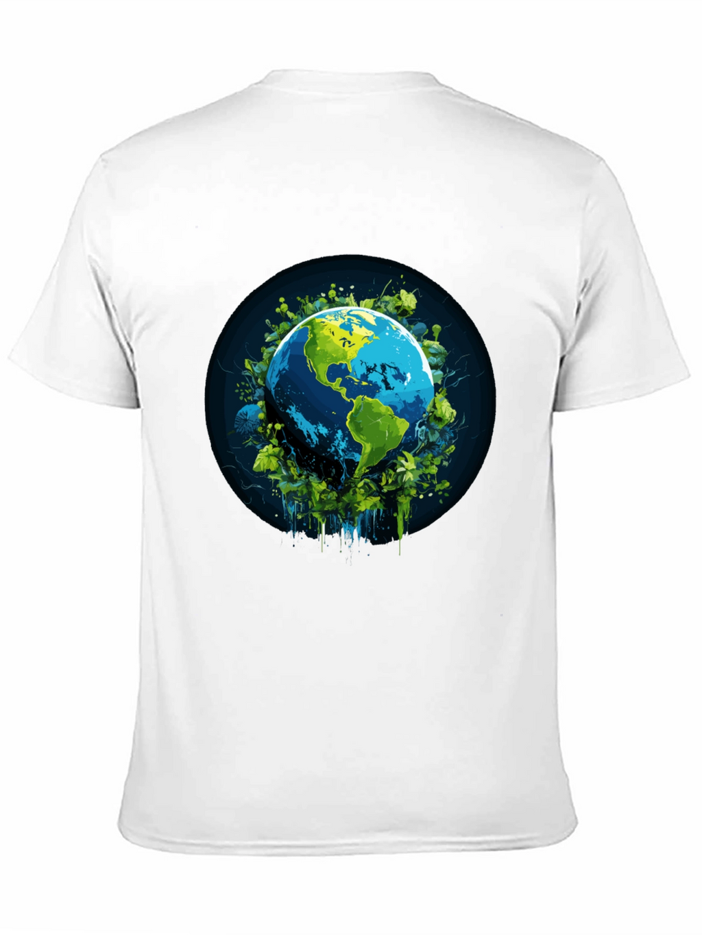 Earth Graphic Black T-Shirt