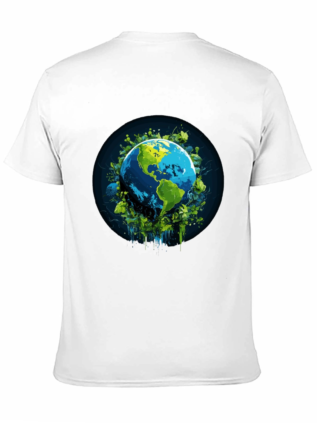 Earth Graphic Black T-Shirt