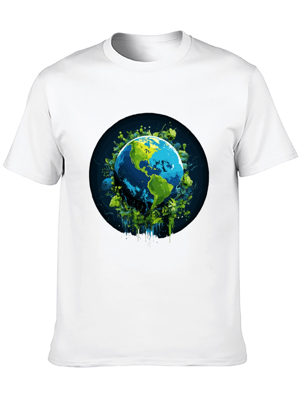 Earth Graphic Black T-Shirt