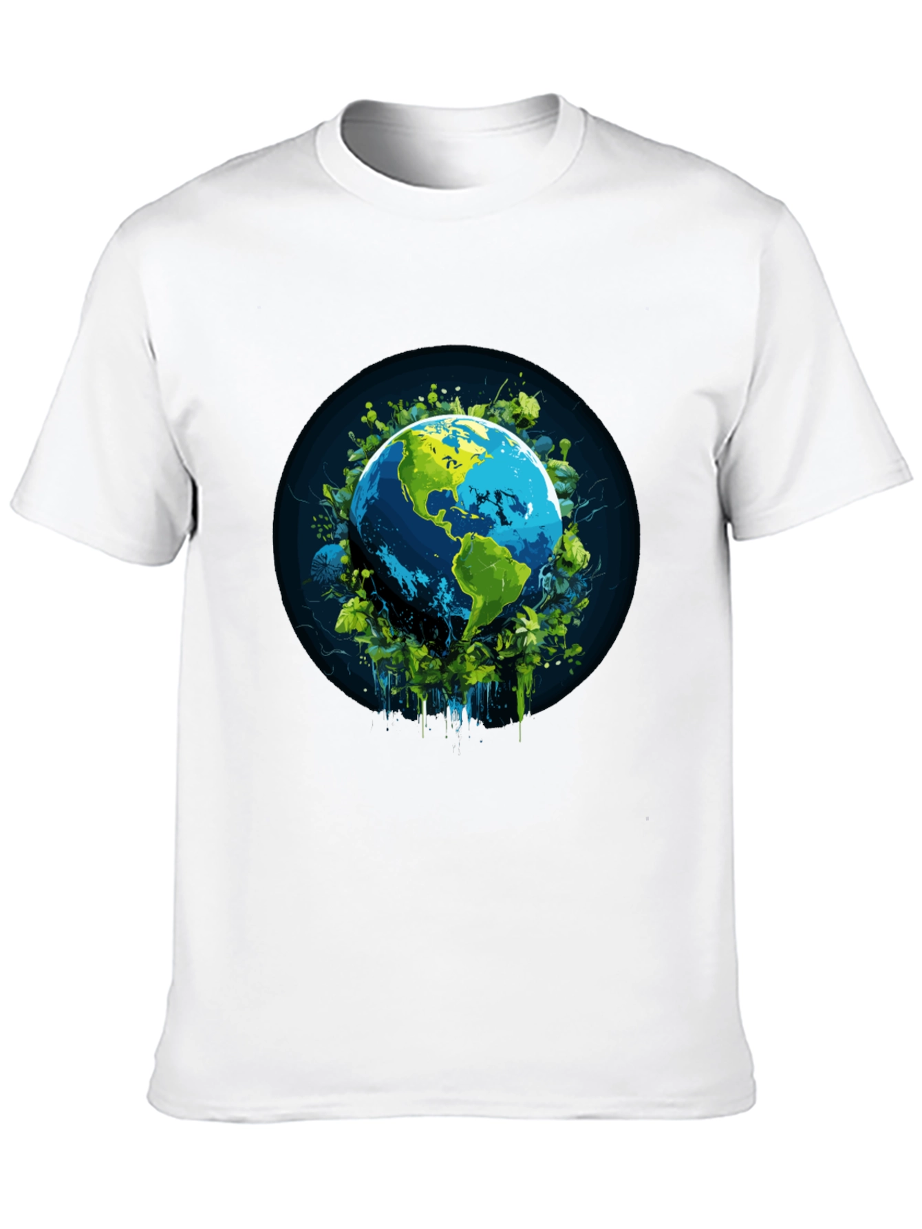 Earth Graphic Black T-Shirt