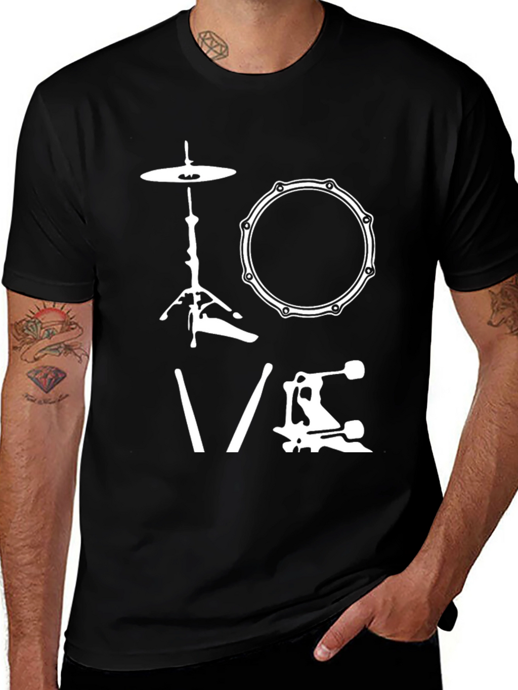 Drummer Love T-Shirt - Music Lover Tee