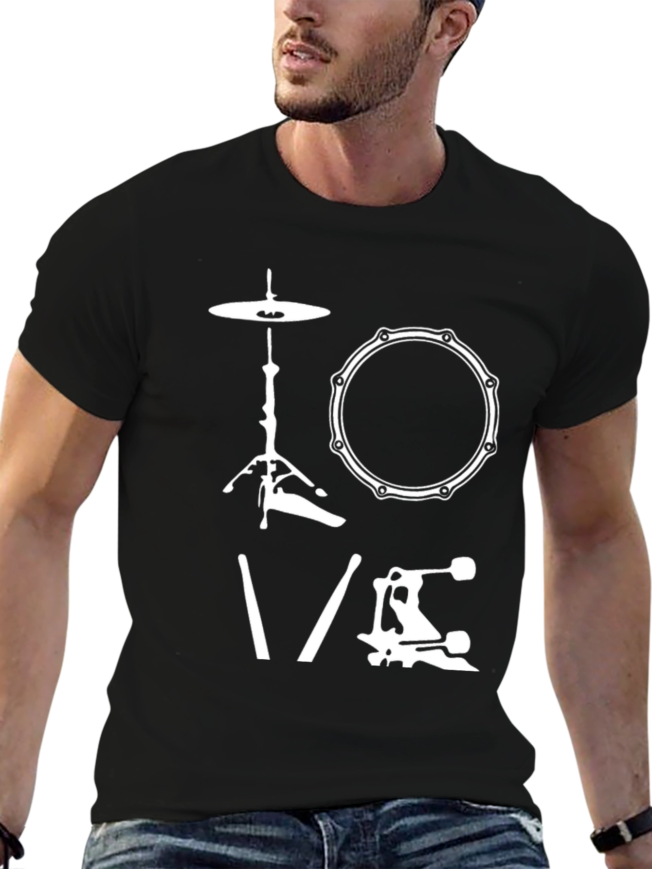 Drummer Love T-Shirt - Music Lover Tee