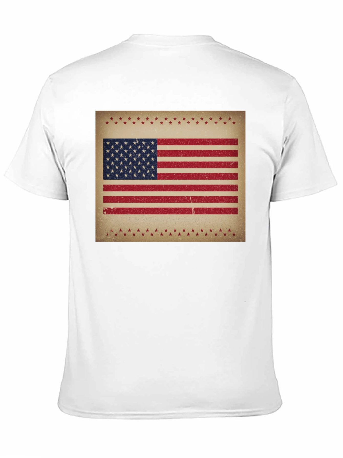 Distressed American Flag Graphic Tee