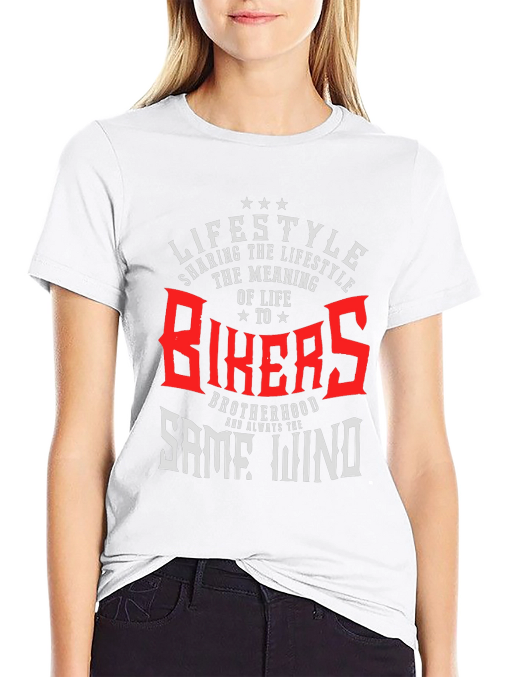Bikers Lifestyle T-Shirt - Brotherhood & The Open Road