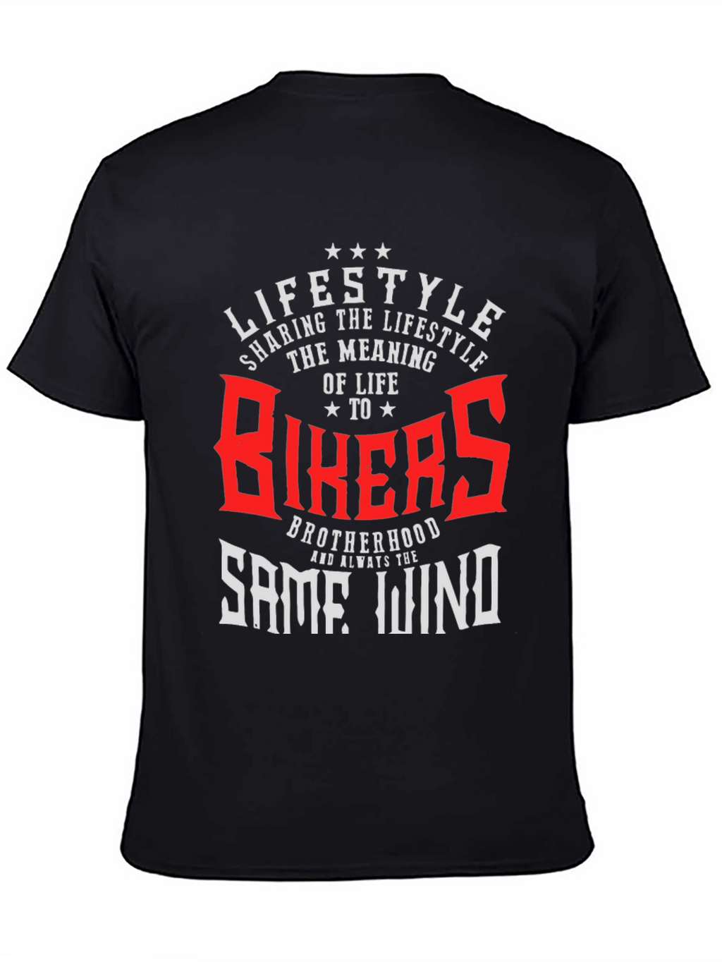 Bikers Lifestyle T-Shirt - Brotherhood & The Open Road