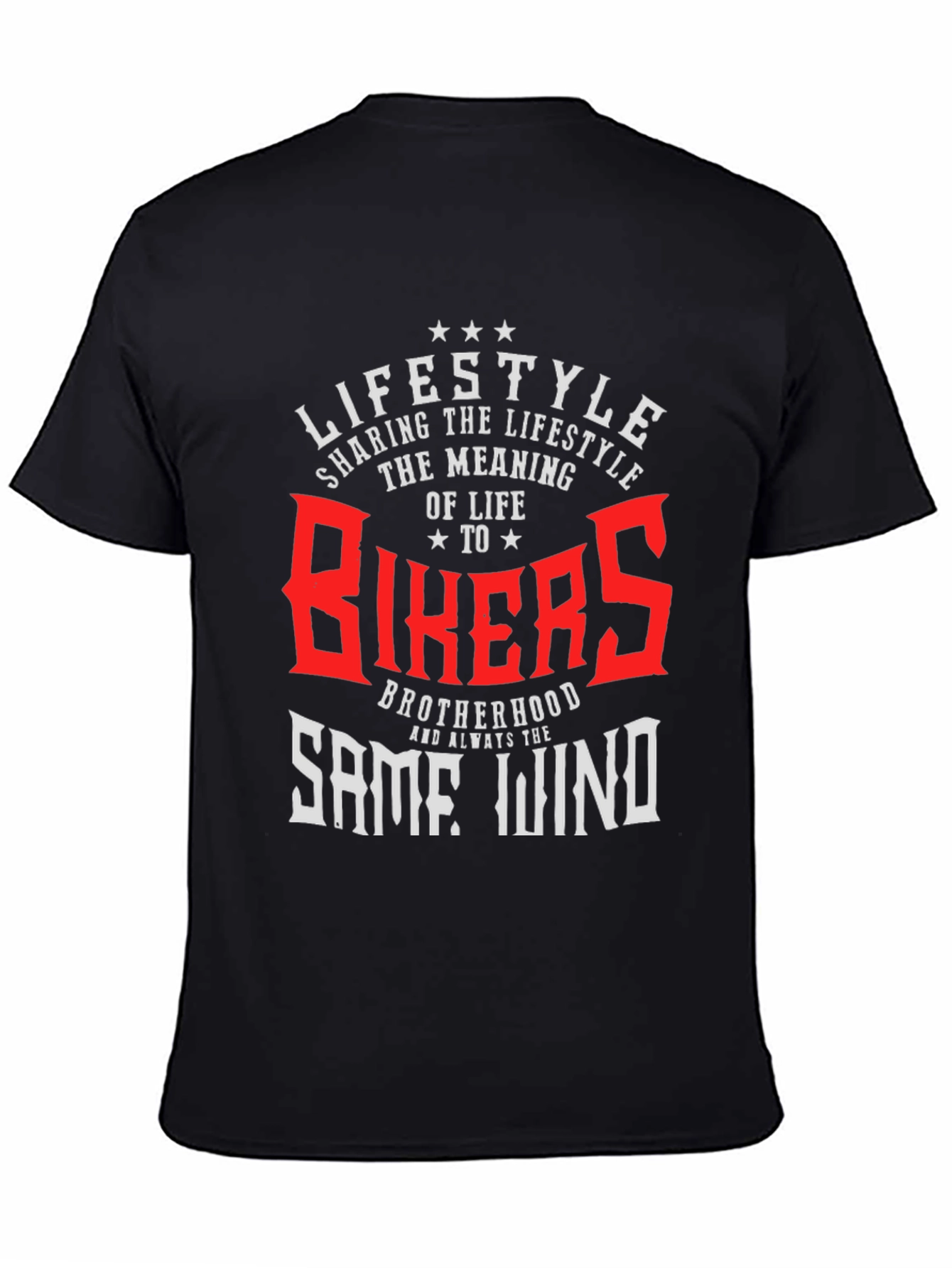 Bikers Lifestyle T-Shirt - Brotherhood & The Open Road