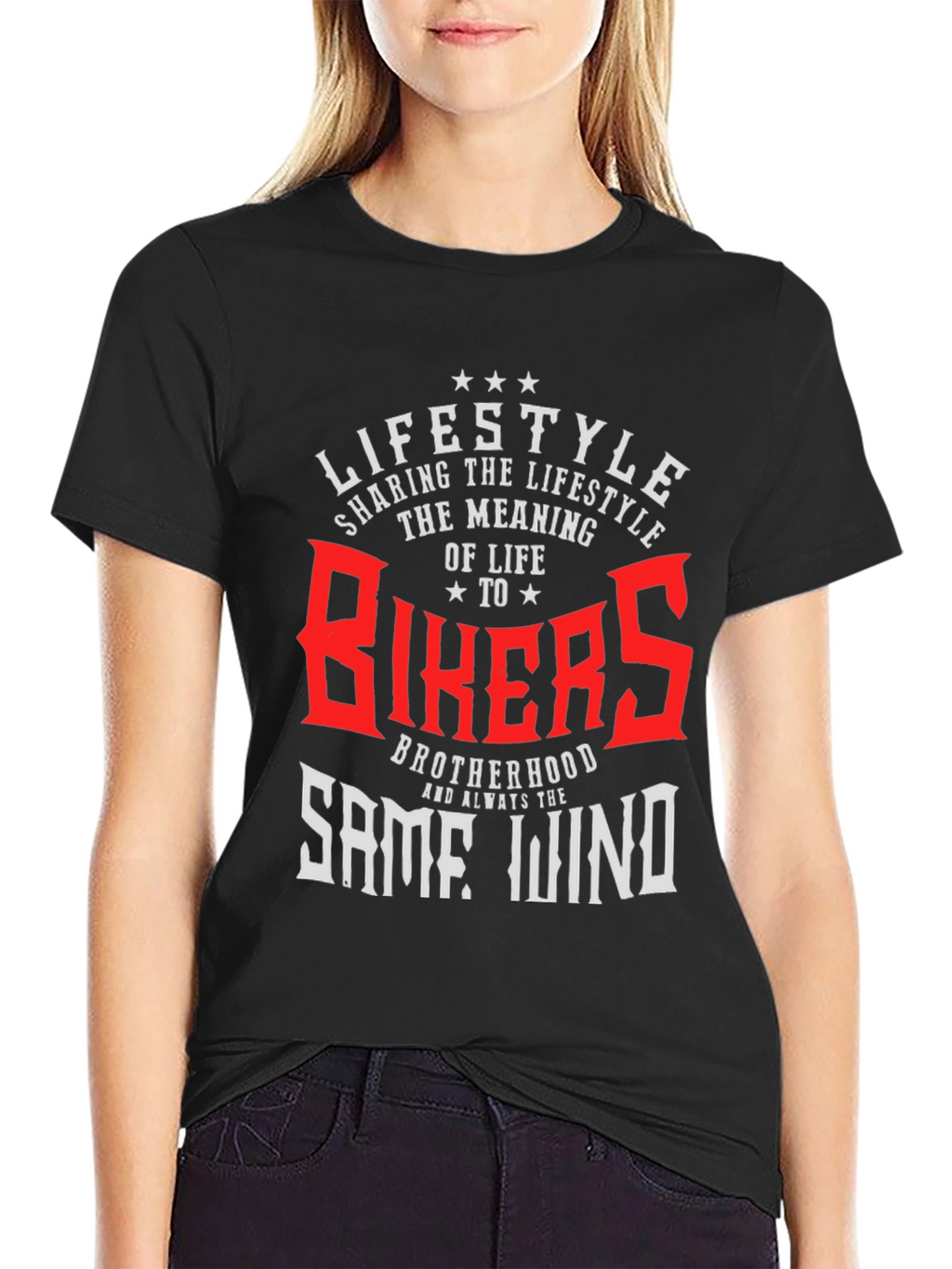 Bikers Lifestyle T-Shirt - Brotherhood & The Open Road