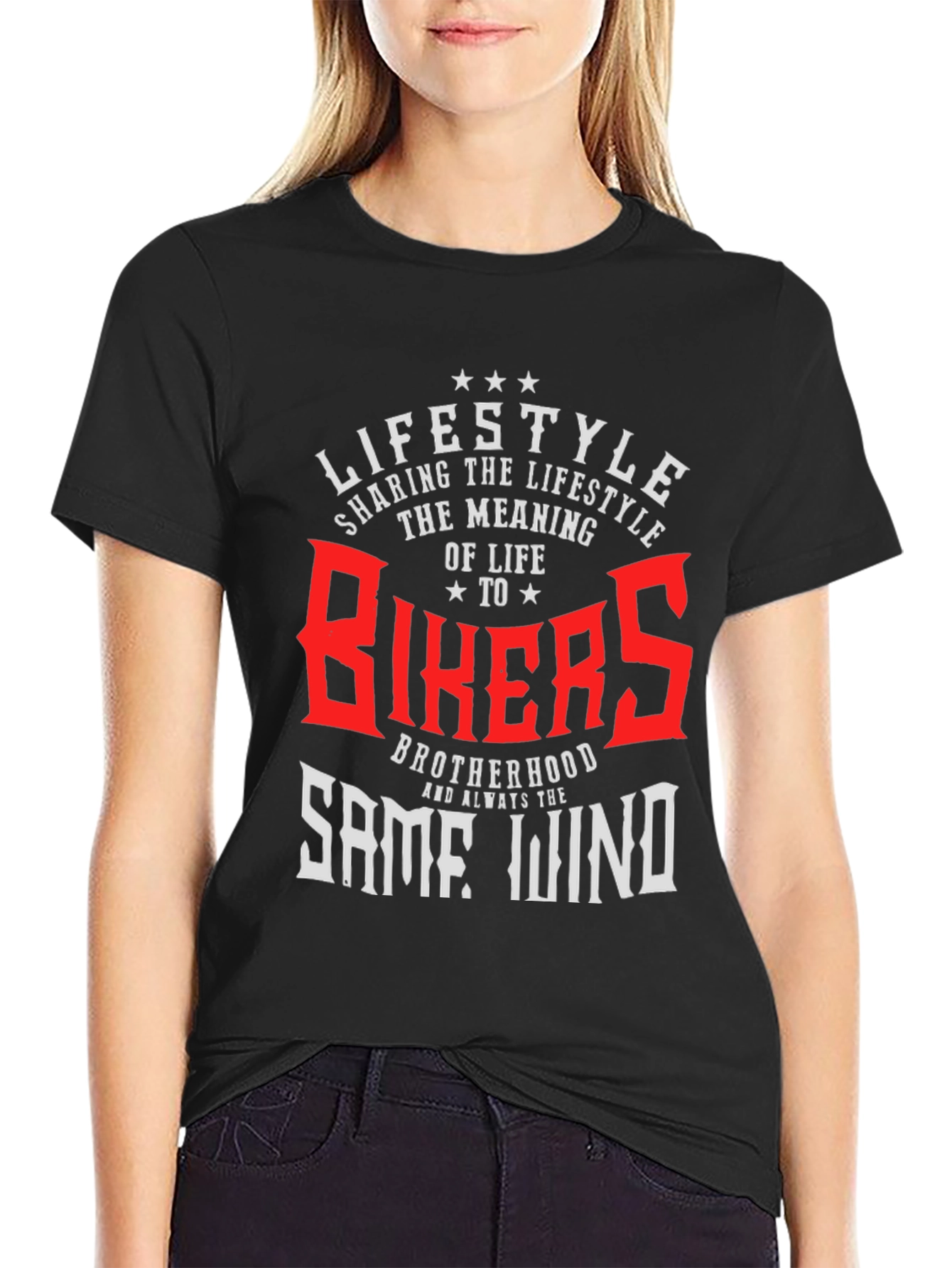 Bikers Lifestyle T-Shirt - Brotherhood & The Open Road