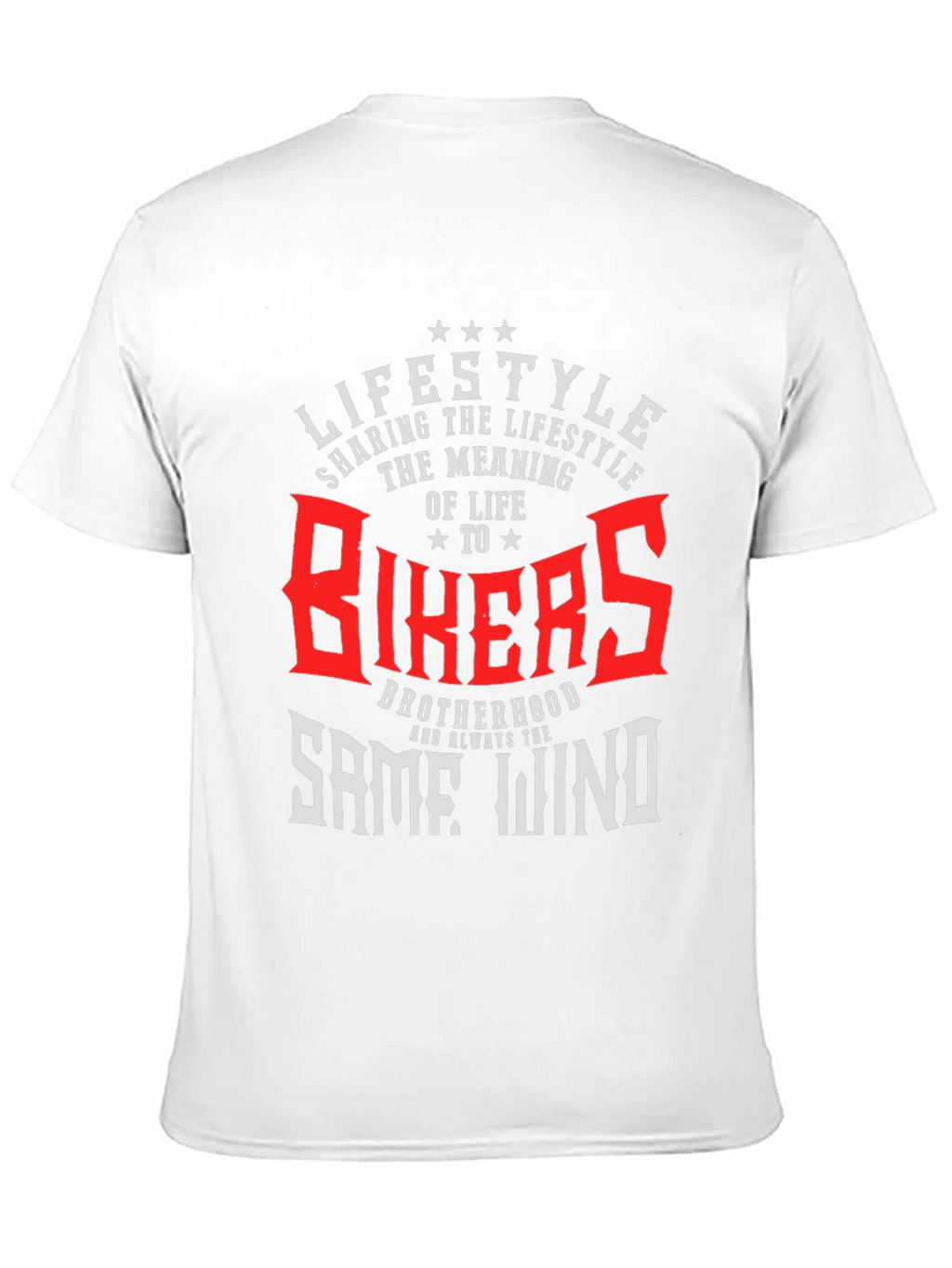 Bikers Lifestyle T-Shirt - Brotherhood & The Open Road