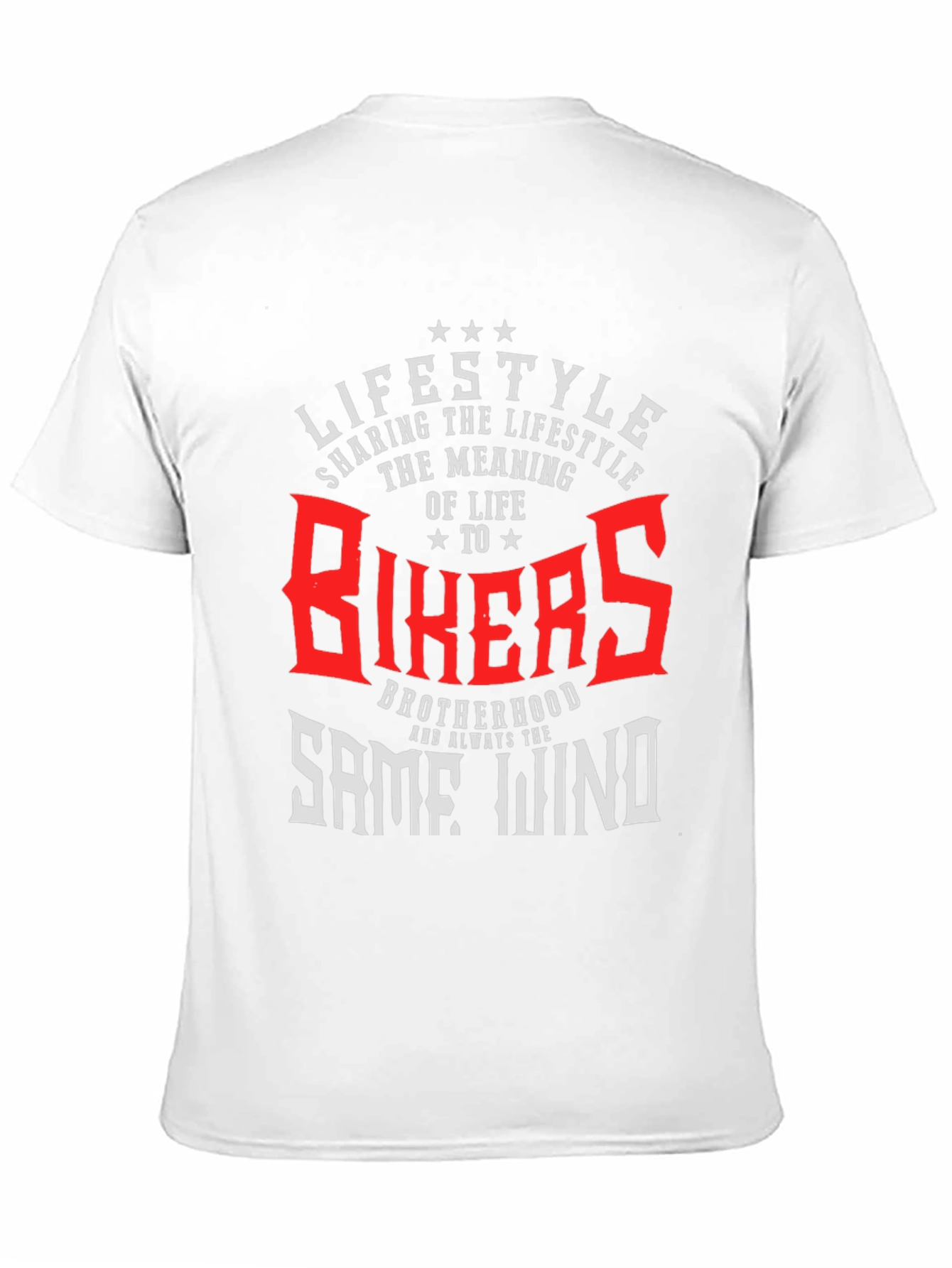 Bikers Lifestyle T-Shirt - Brotherhood & The Open Road
