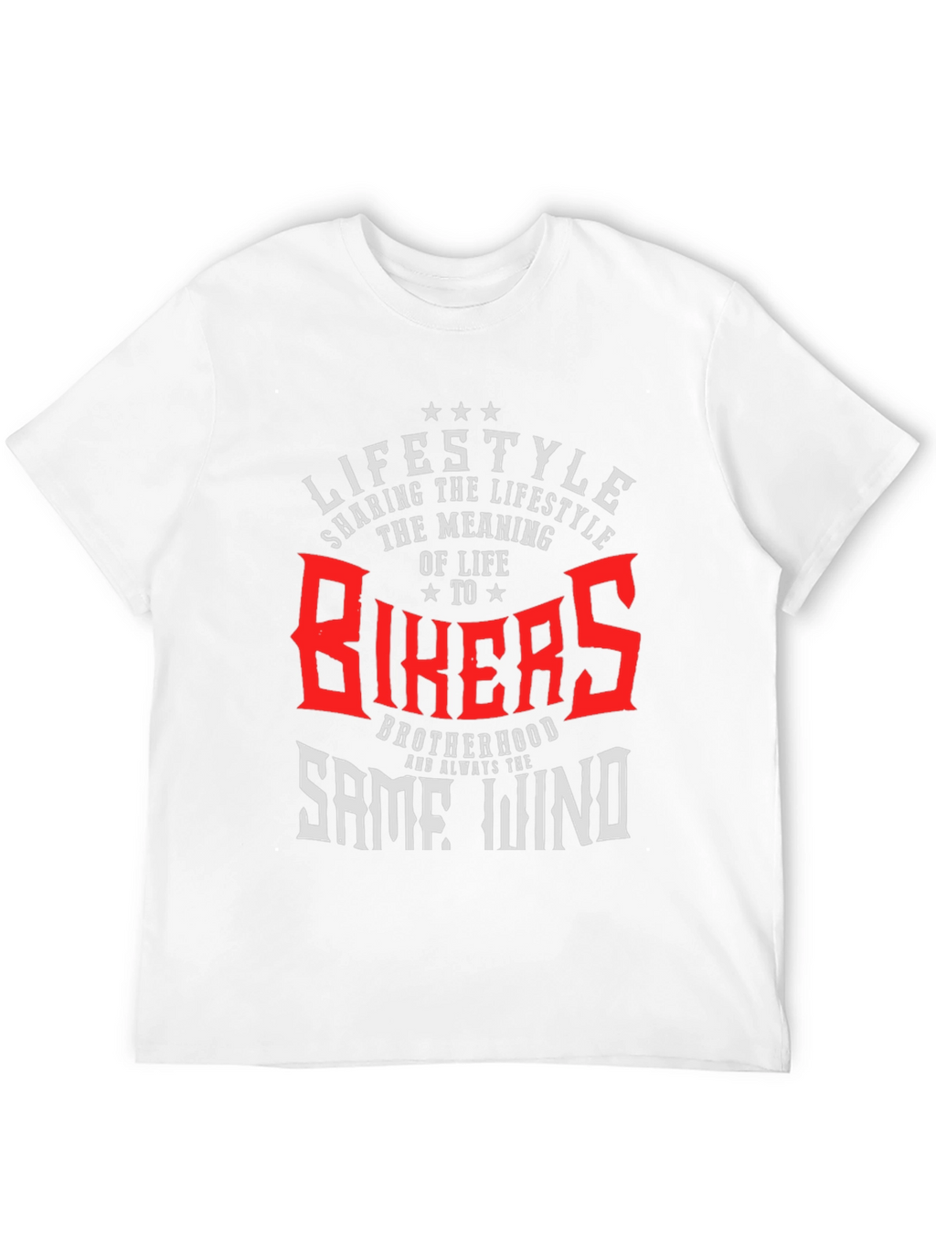 Bikers Lifestyle T-Shirt - Brotherhood & The Open Road