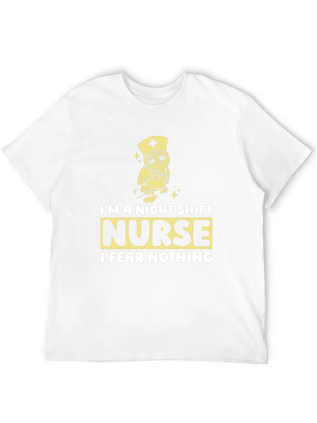 Night Shift Nurse Owl Graphic Tee