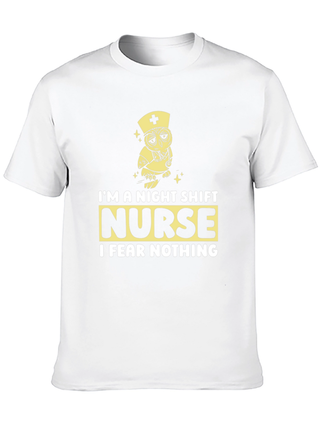 Night Shift Nurse Owl Graphic Tee