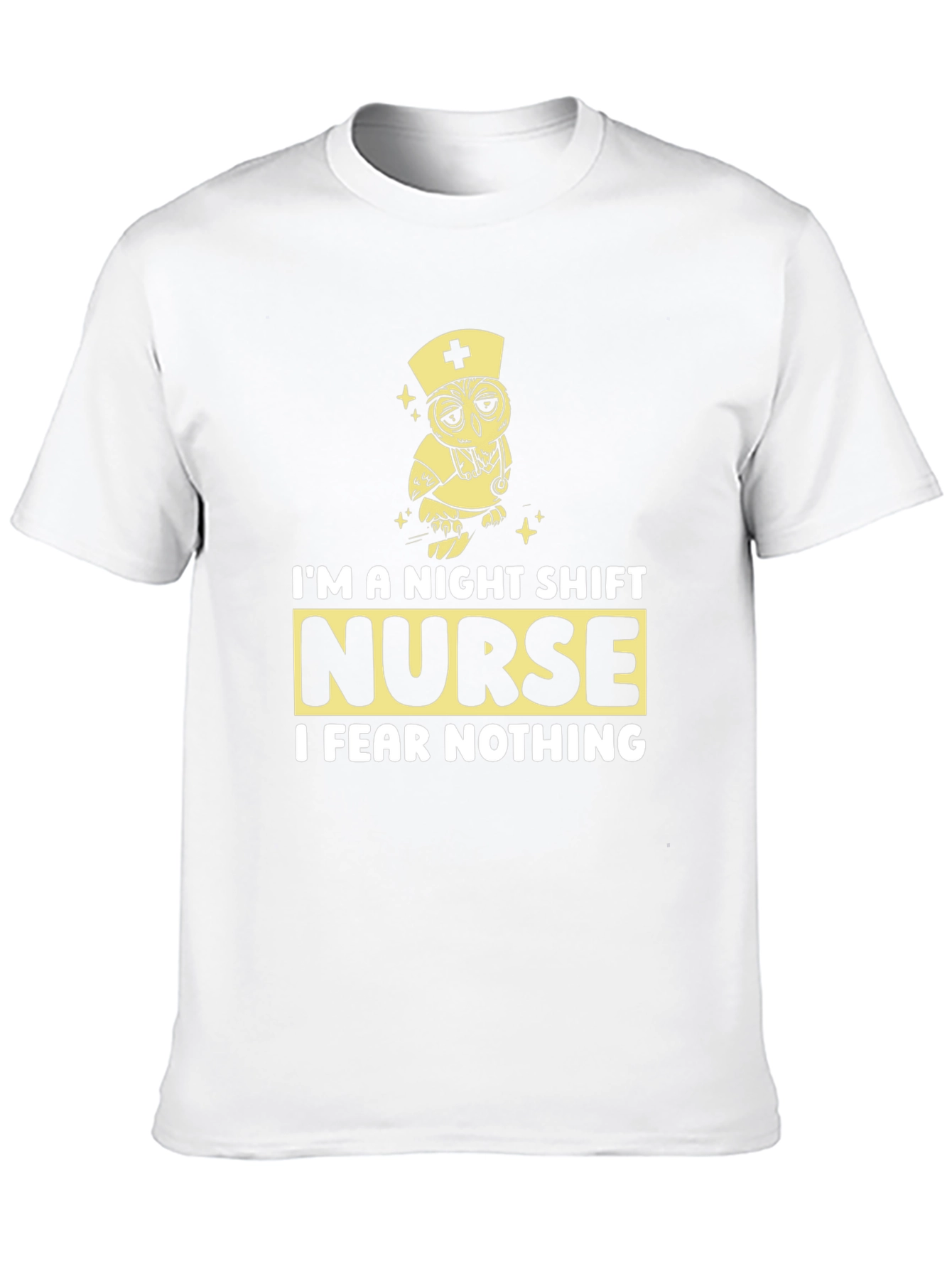 Night Shift Nurse Owl Graphic Tee