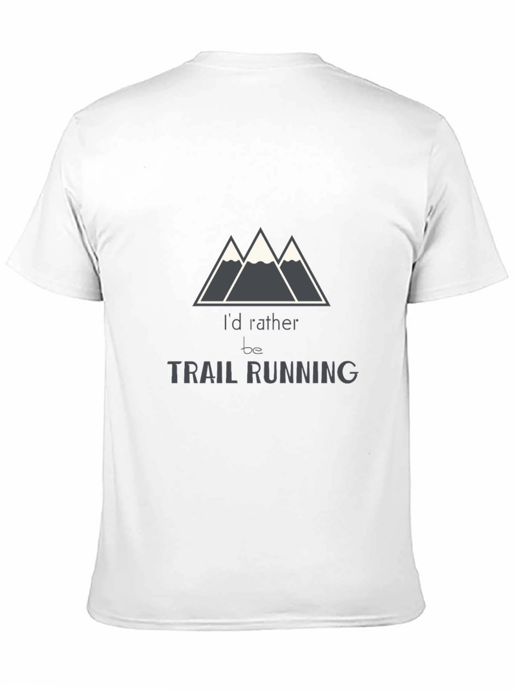 Trail Running T-Shirt - Mountain Design