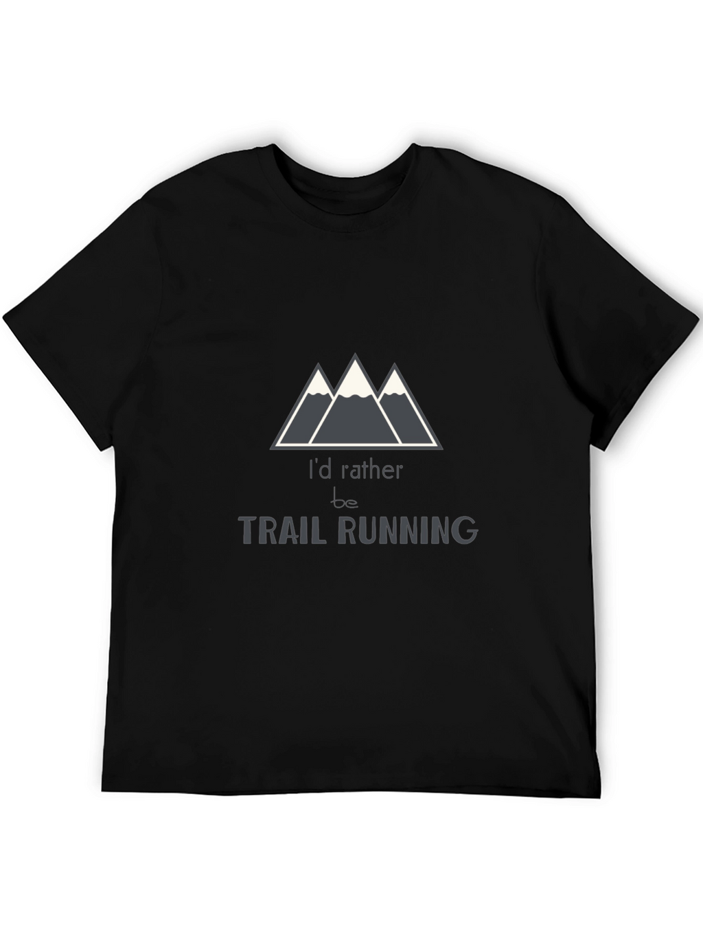 Trail Running T-Shirt - Mountain Design
