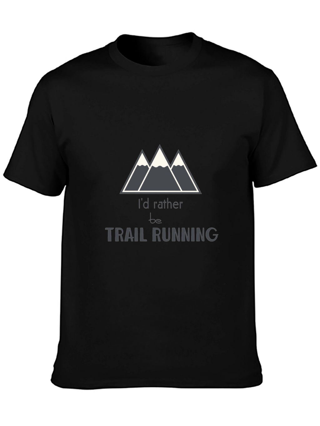 Trail Running T-Shirt - Mountain Design