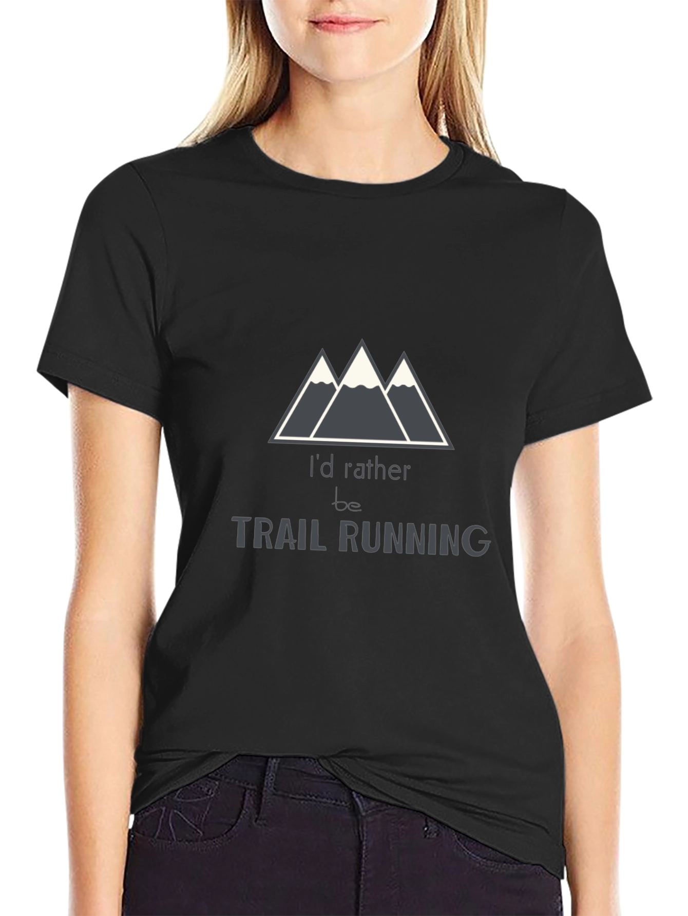 Trail Running T-Shirt - Mountain Design