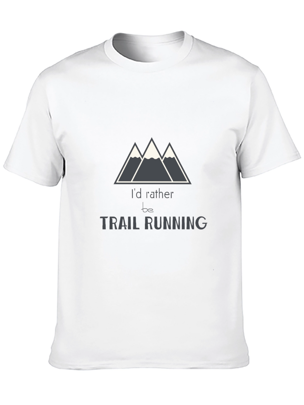 Trail Running T-Shirt - Mountain Design