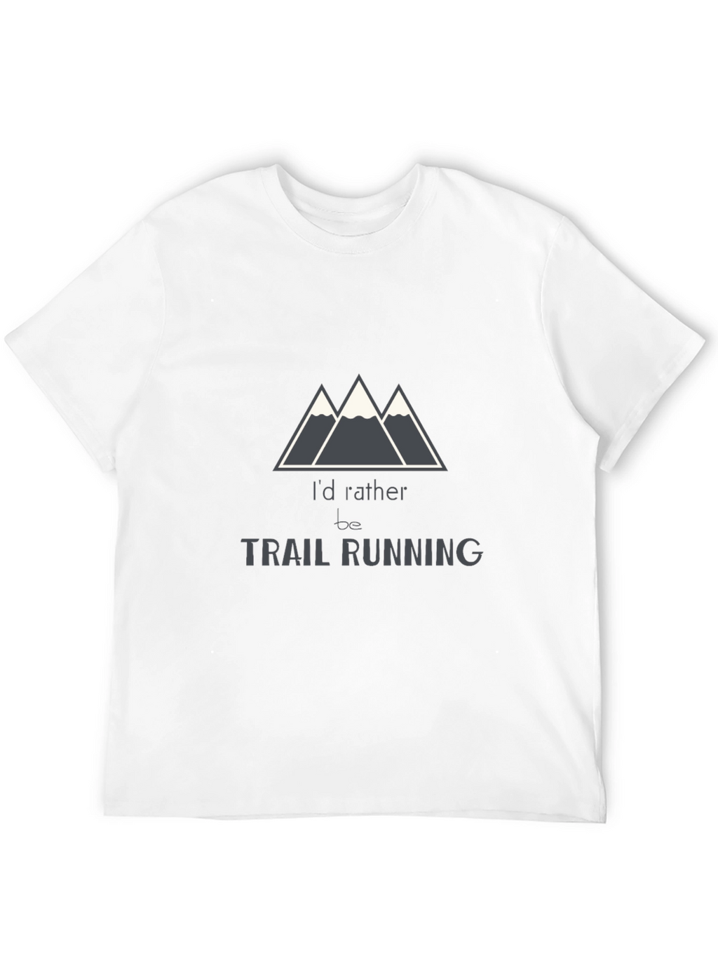 Trail Running T-Shirt - Mountain Design