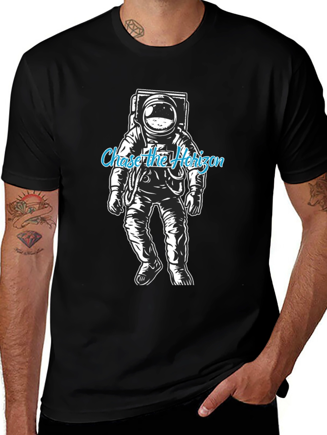 Chase the Horizon Astronaut Graphic Tee