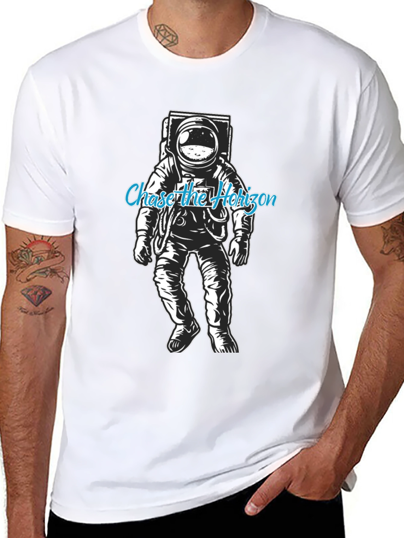 Chase the Horizon Astronaut Graphic Tee