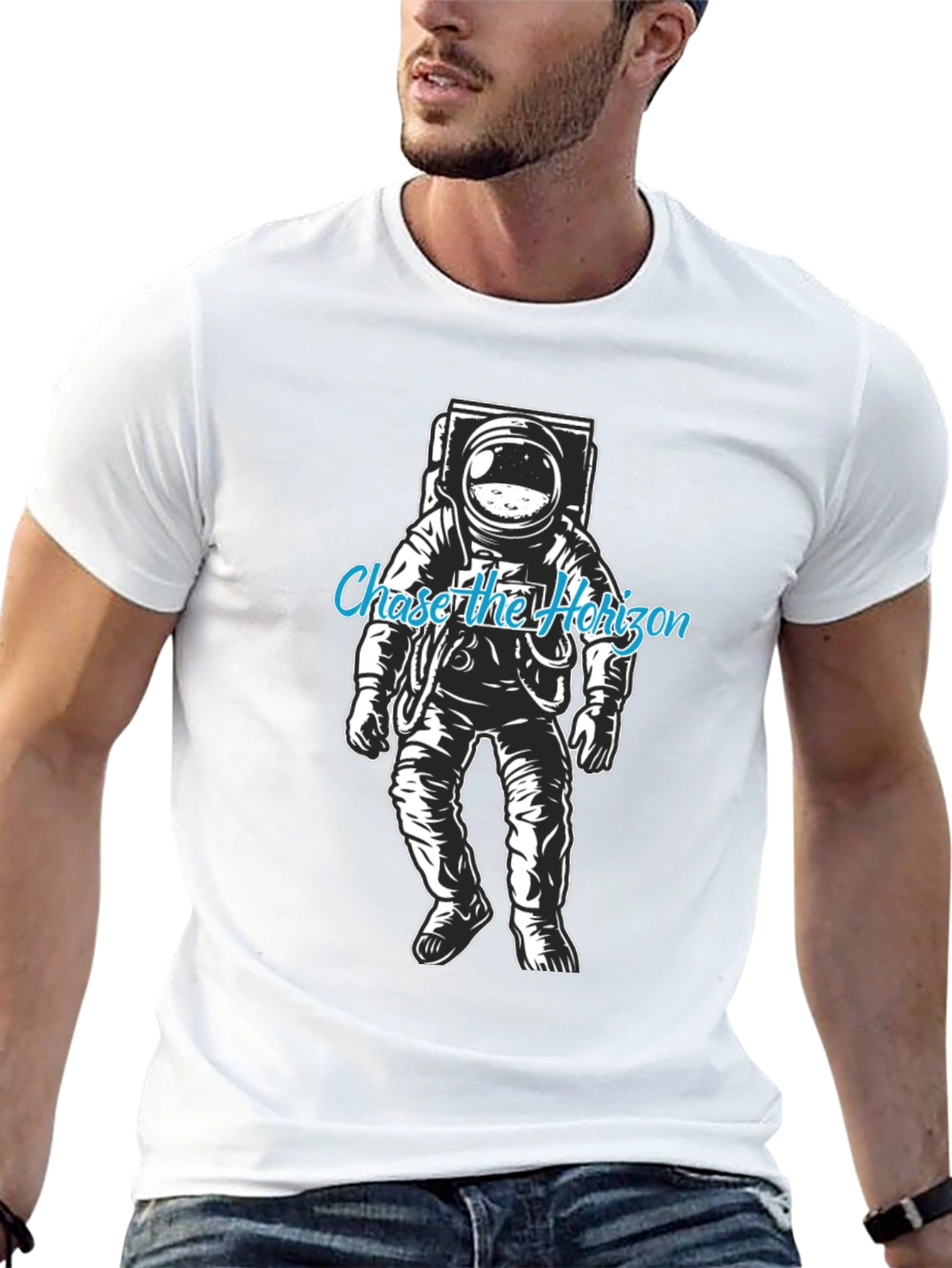 Chase the Horizon Astronaut Graphic Tee