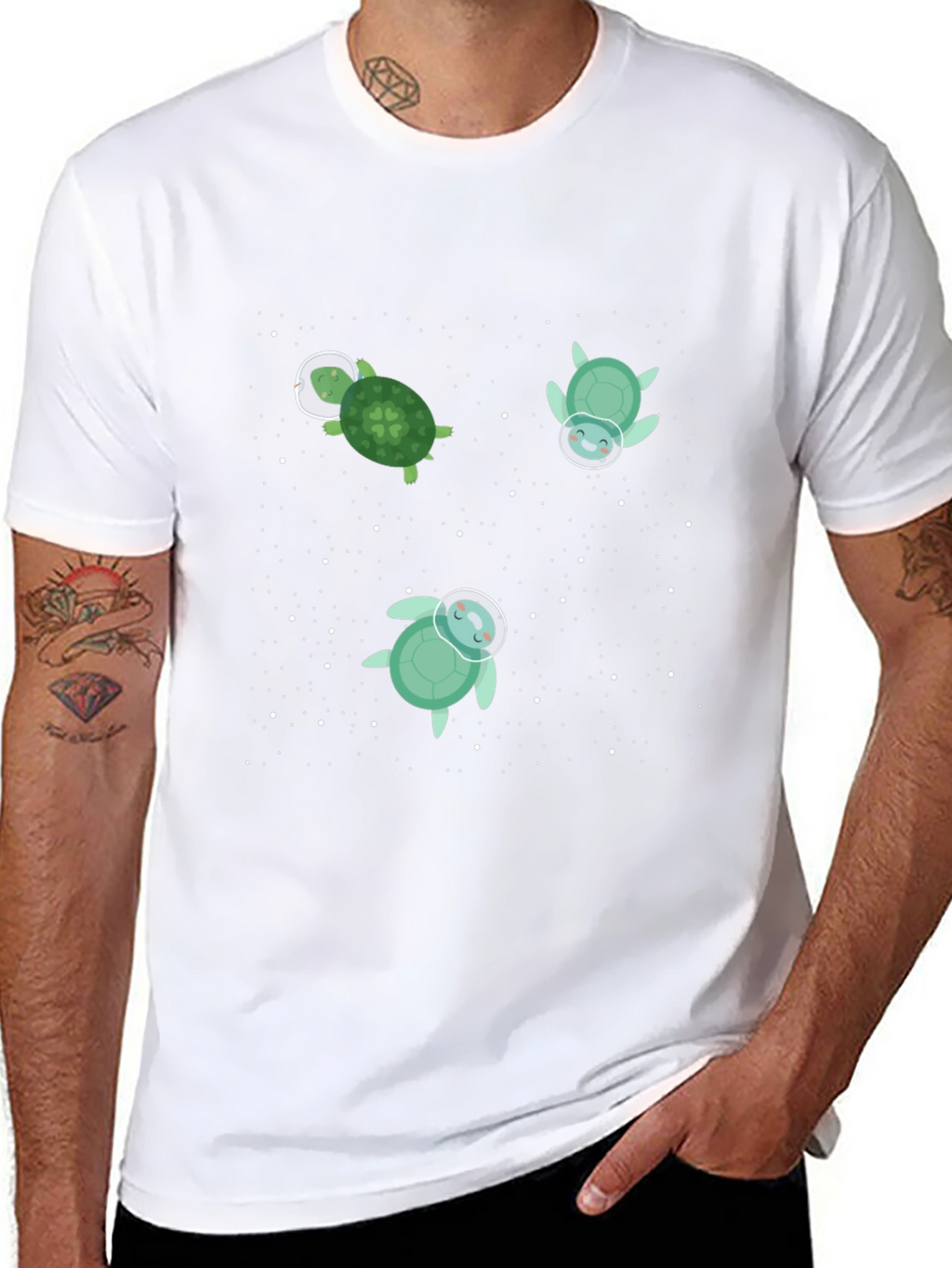 Space Turtle T-Shirt - Galactic Reptiles