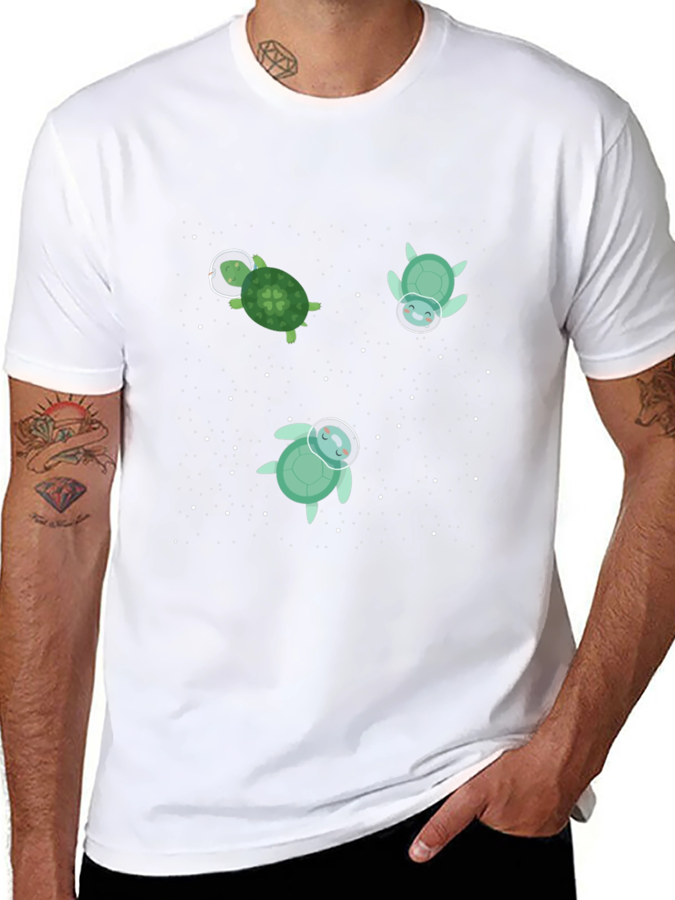 Space Turtle T-Shirt - Galactic Reptiles