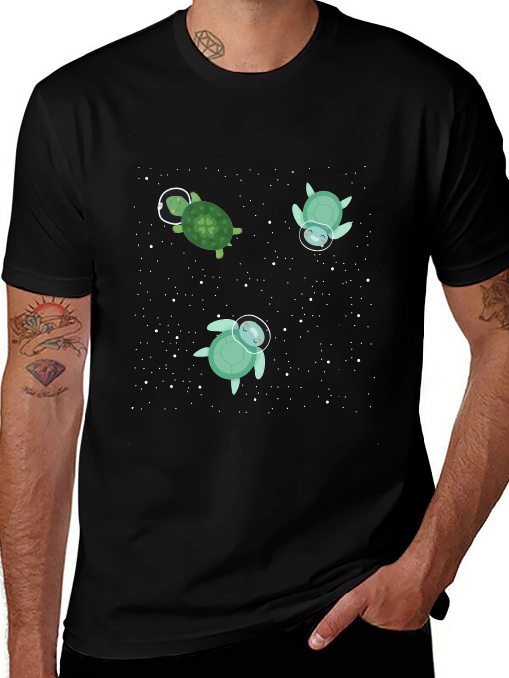 Space Turtle T-Shirt - Galactic Reptiles