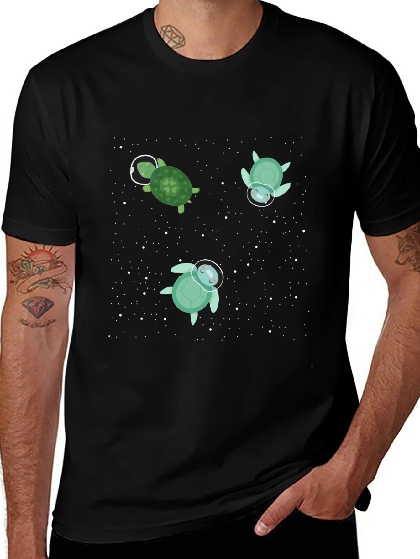 Space Turtle T-Shirt - Galactic Reptiles