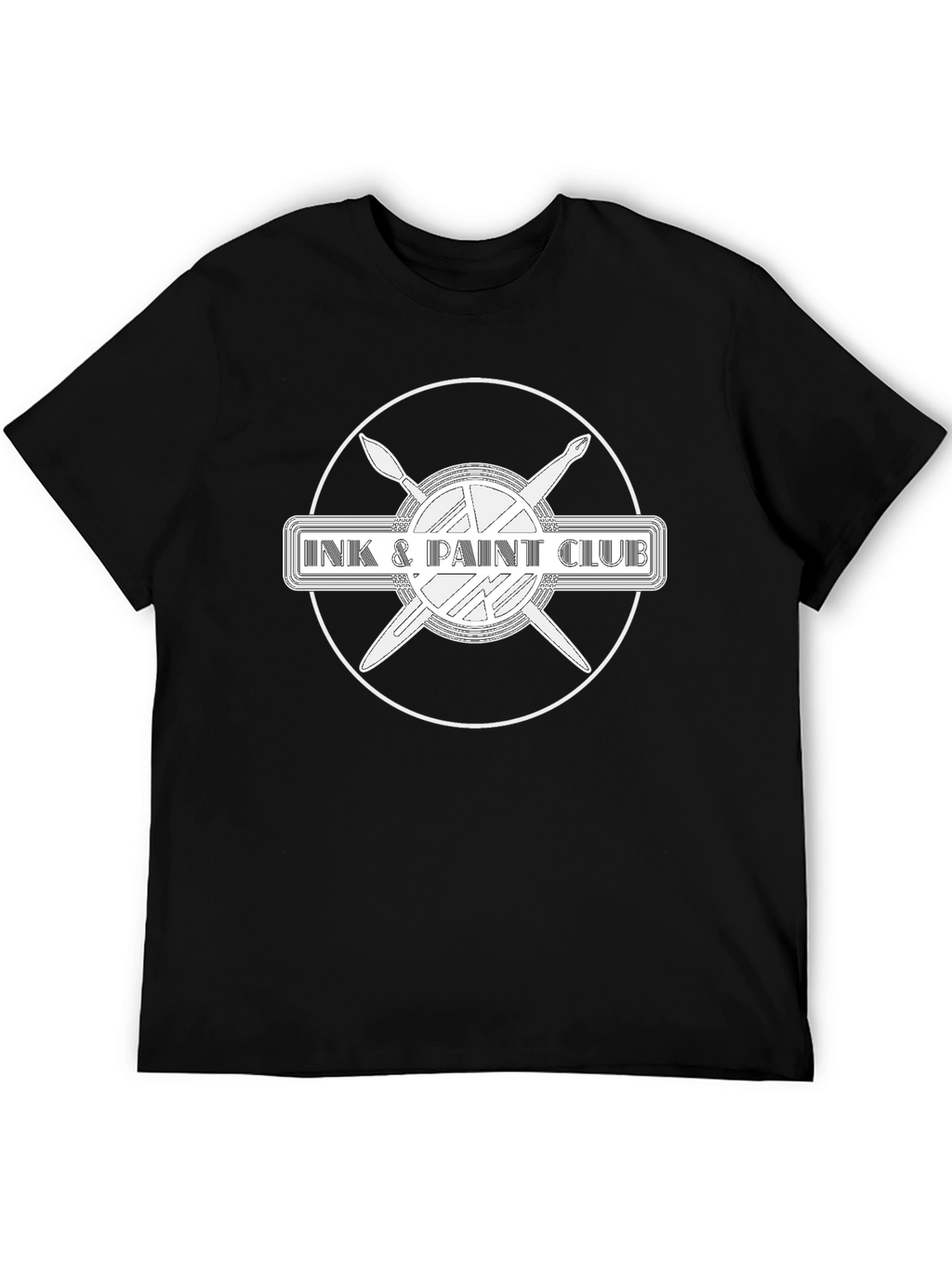 Ink & Paint Club Graphic T-Shirt - Black