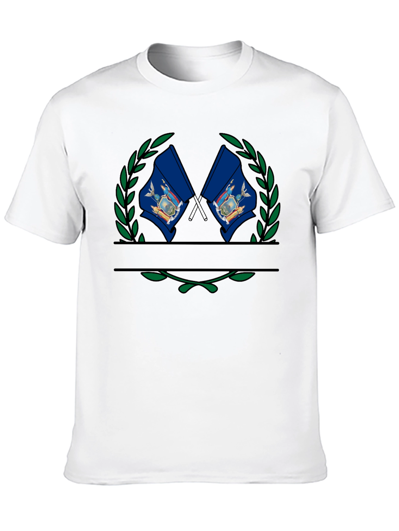 Pennsylvania Flag Laurel Wreath T-Shirt