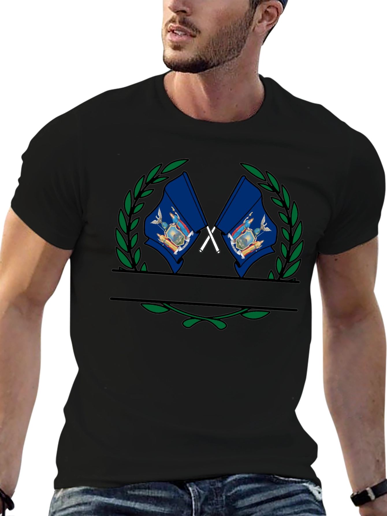 Pennsylvania Flag Laurel Wreath T-Shirt