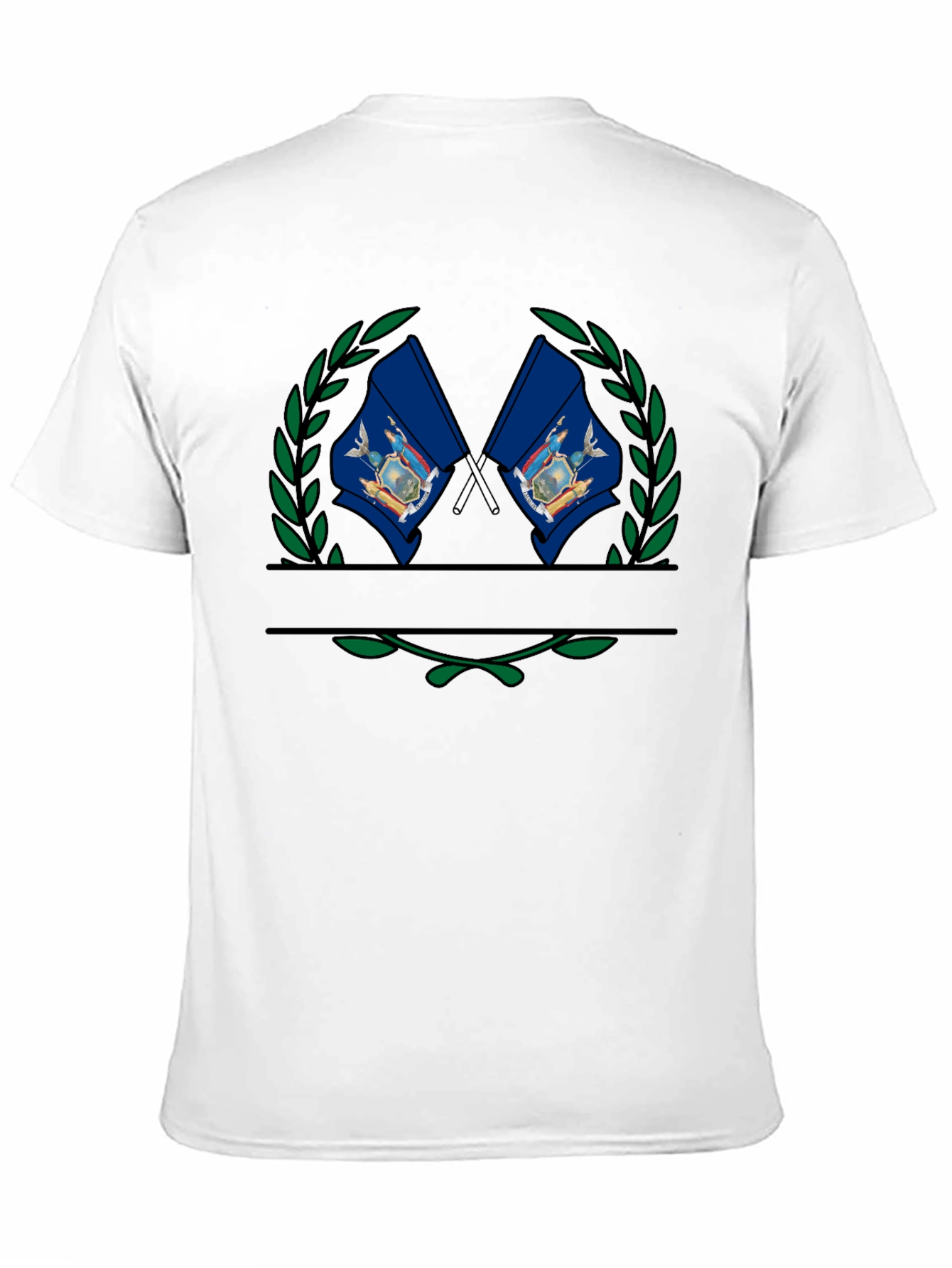 Pennsylvania Flag Laurel Wreath T-Shirt