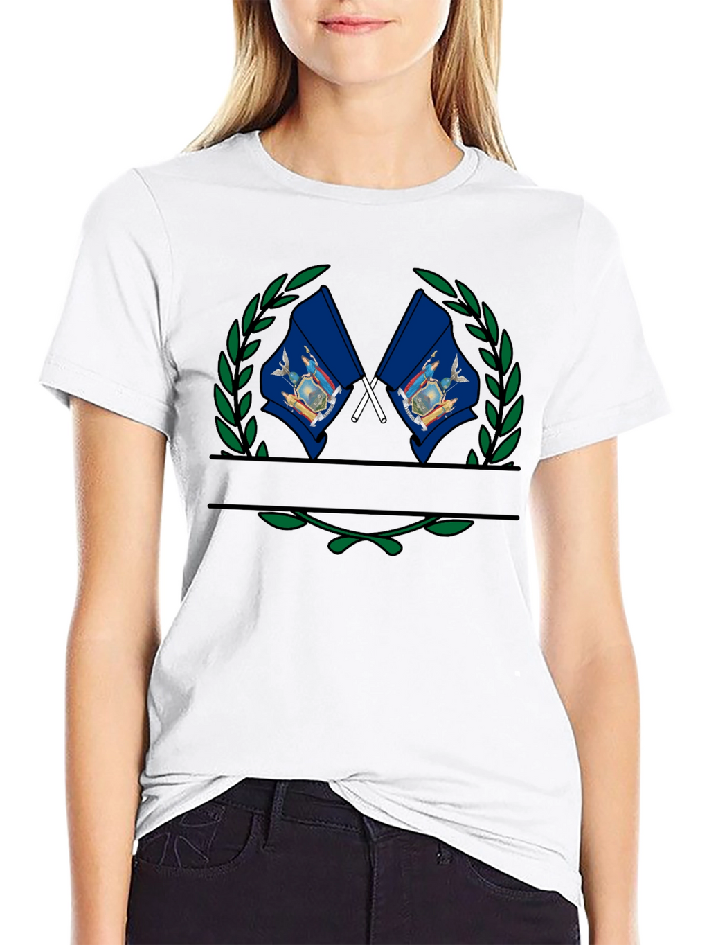 Pennsylvania Flag Laurel Wreath T-Shirt