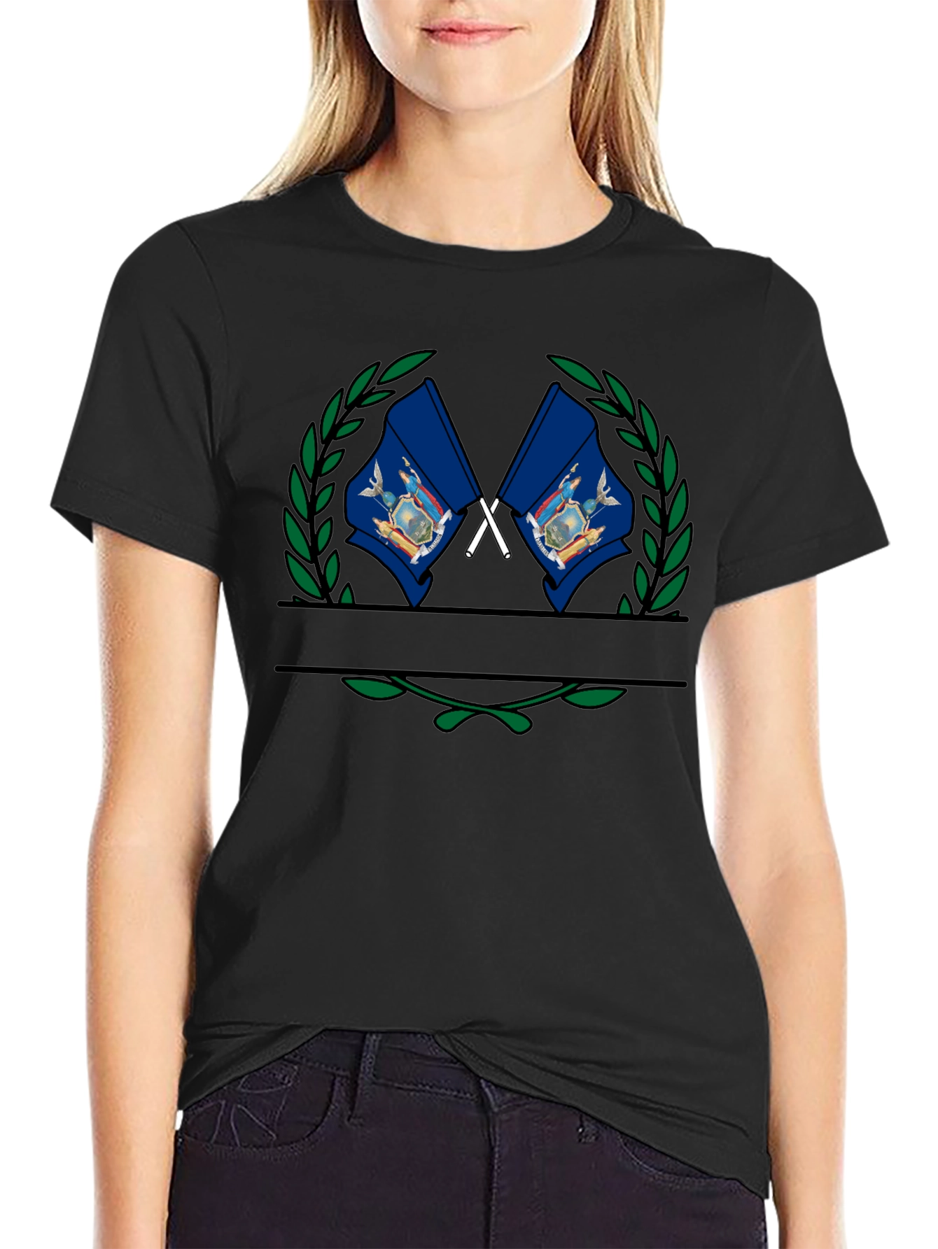 Pennsylvania Flag Laurel Wreath T-Shirt