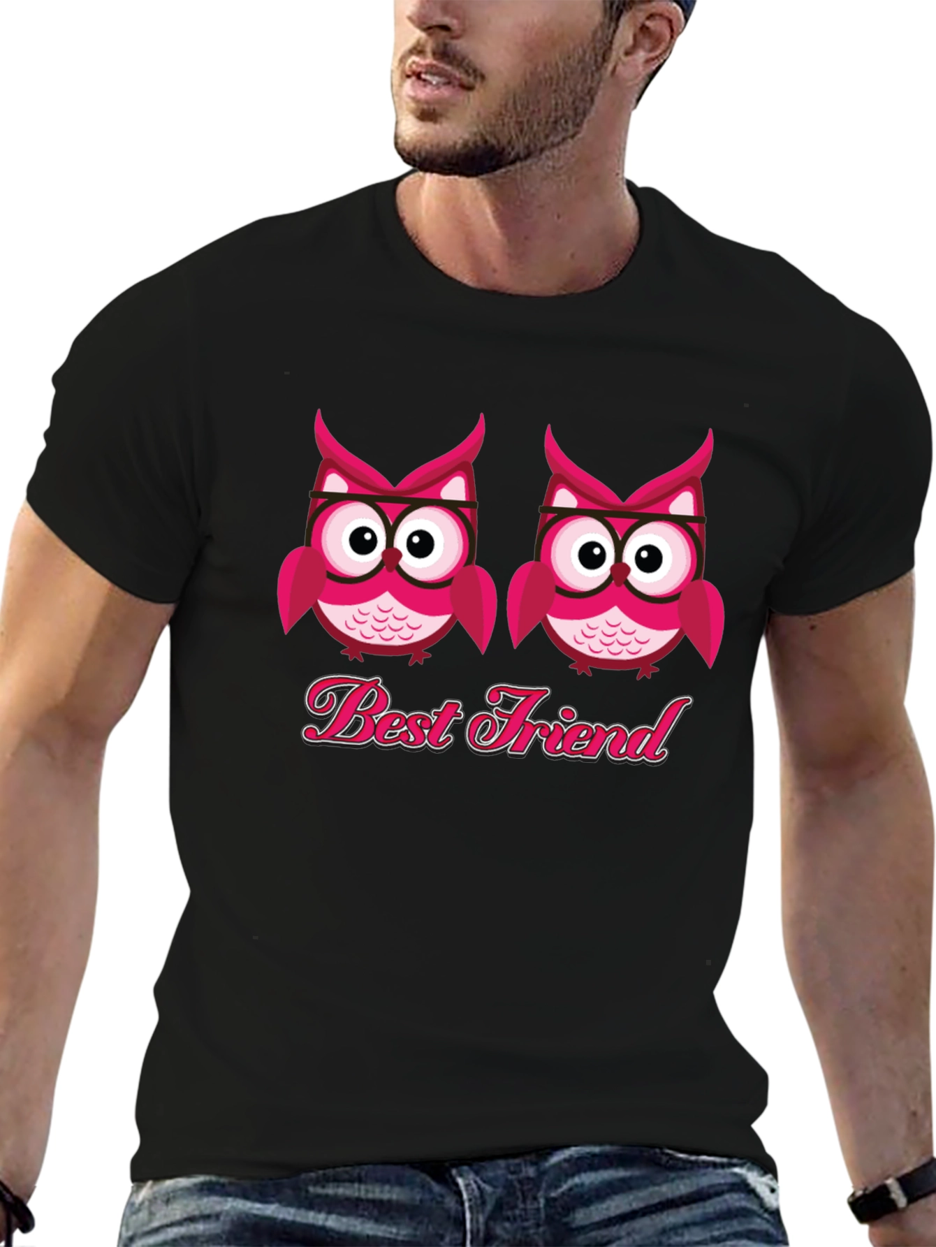 Best Friend Owl Tee - Cute Matching Shirt