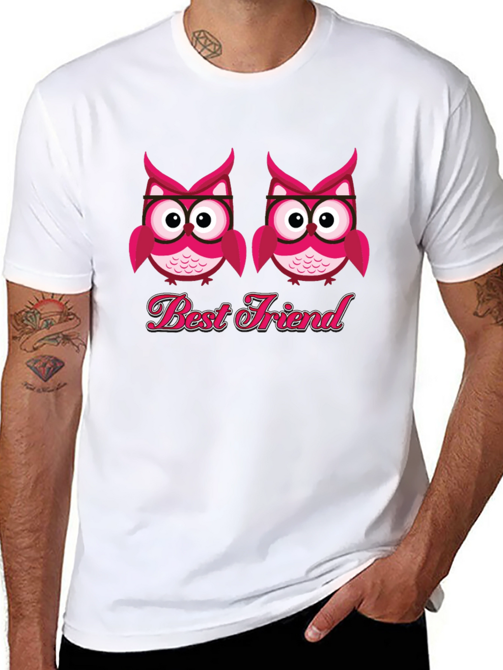 Best Friend Owl Tee - Cute Matching Shirt