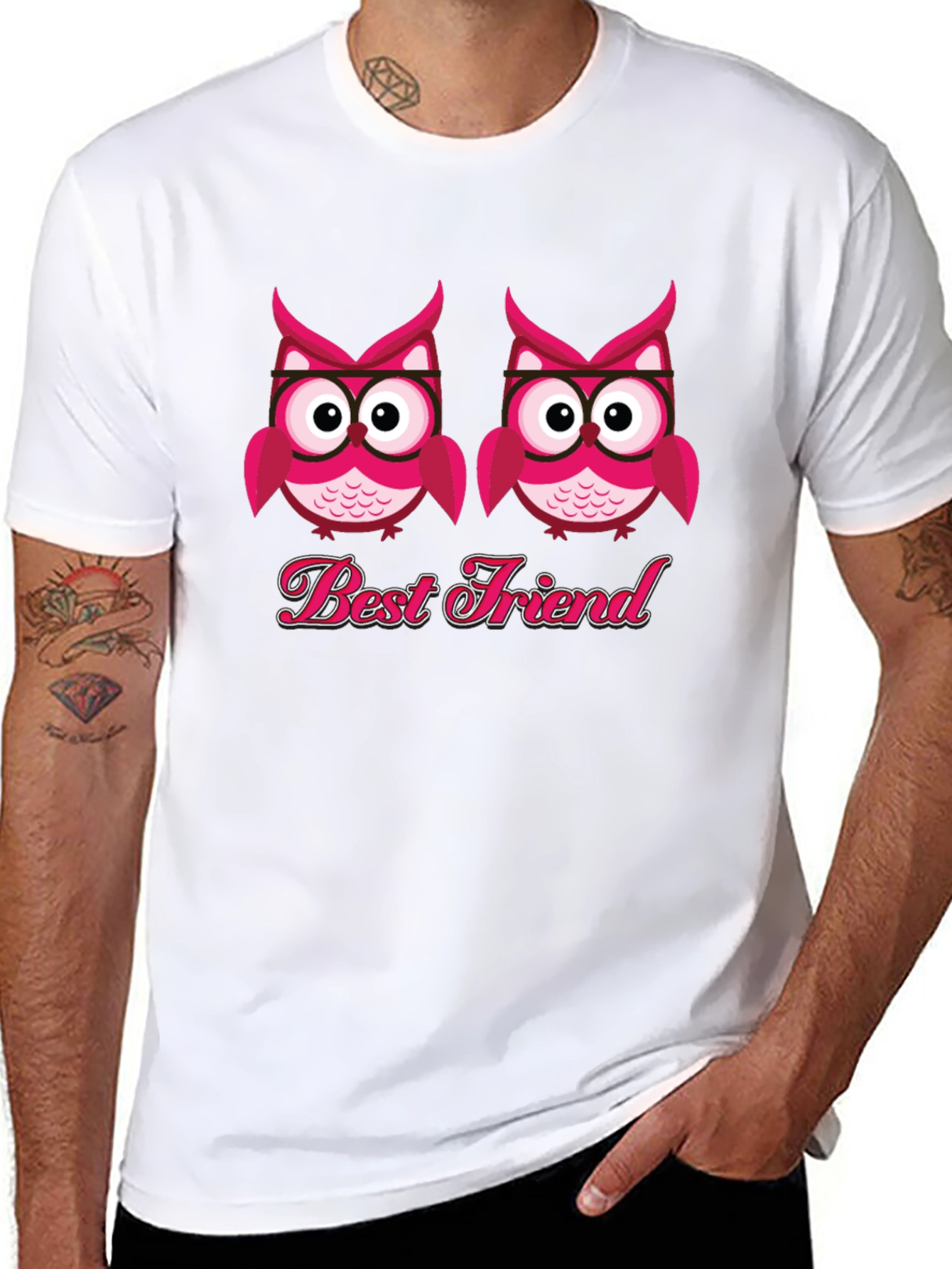 Best Friend Owl Tee - Cute Matching Shirt