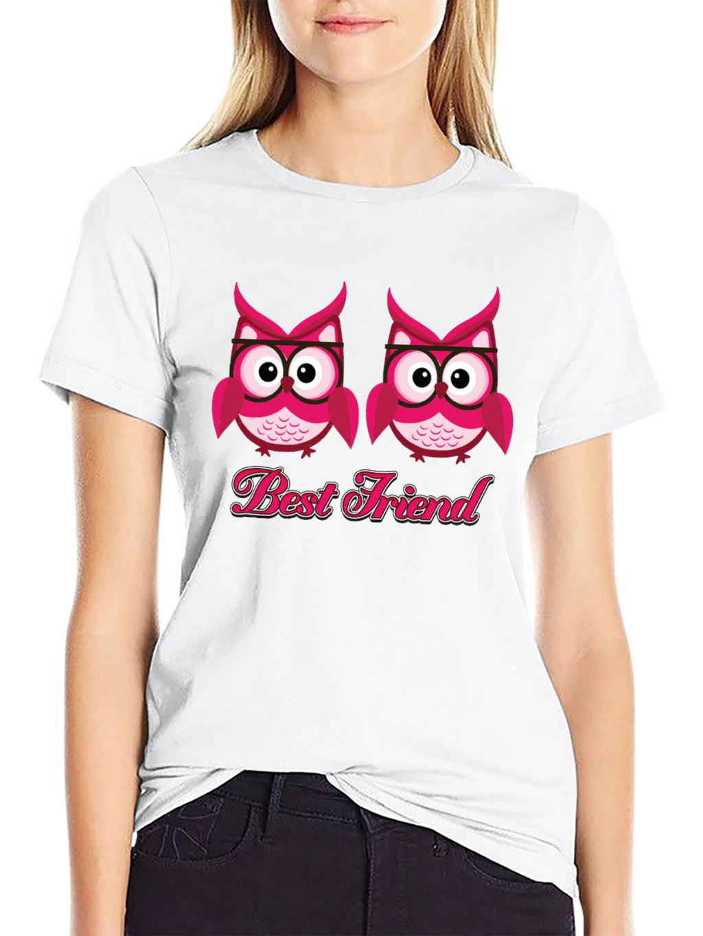 Best Friend Owl Tee - Cute Matching Shirt